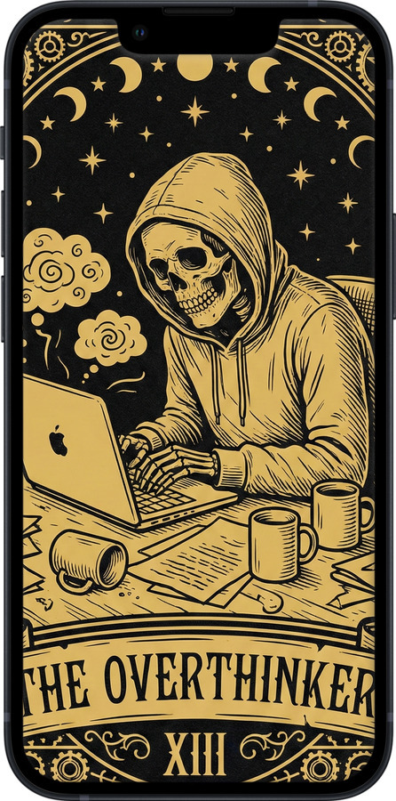 TPU чехол The Overthinker для Apple iPhone 13 Mini - 6774b-2373 изображение 