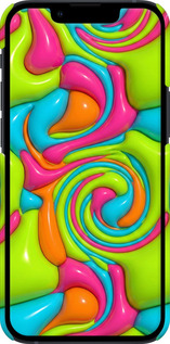 3D пластиковый матовый чехол Y2K Jelly Dream для Apple iPhone 13 Mini - 6780m-2373 изображение 