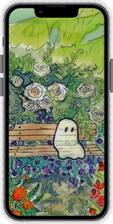 Чехол Bumper чехол Грустное привидение для Apple iPhone 13 Mini - 6403pc-2373 изображение 