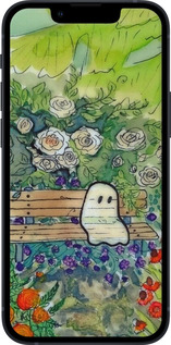 2D пластиковый чехол Призрак 3 для Apple iPhone 13 Mini - 6248t-2373 изображение 