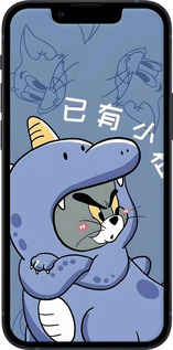 2D пластиковый чехол Том и джерри 1 для Apple iPhone 13 Mini - 6358t-2373 изображение 