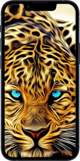 2D пластиковый чехол Леопард для Apple iPhone 13 Mini - 6611t-2373 изображение 