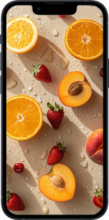2D пластиковий чехол Фрукти 3 для Apple iPhone 13 Mini - 6703t-2373 изображение 