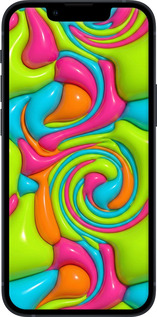 Силиконовый чехол Y2K Jelly Dream для Apple iPhone 13 Mini - 6780u-2373 изображение 