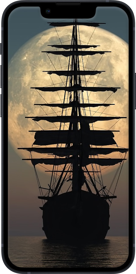 2D пластиковый чехол Корабль для Apple iPhone 13 Mini - 5998t-2373 изображение 