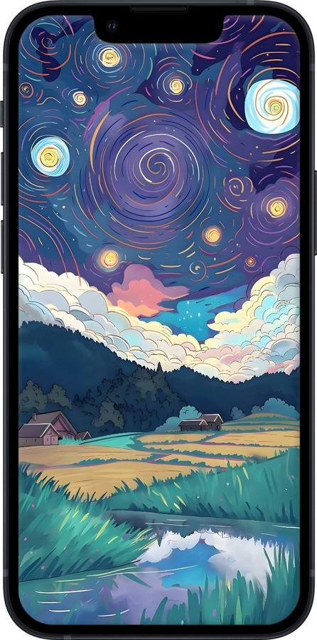 Силіконовий чехол Креативний арт для Apple iPhone 13 Mini - 6322u-2373 изображение 