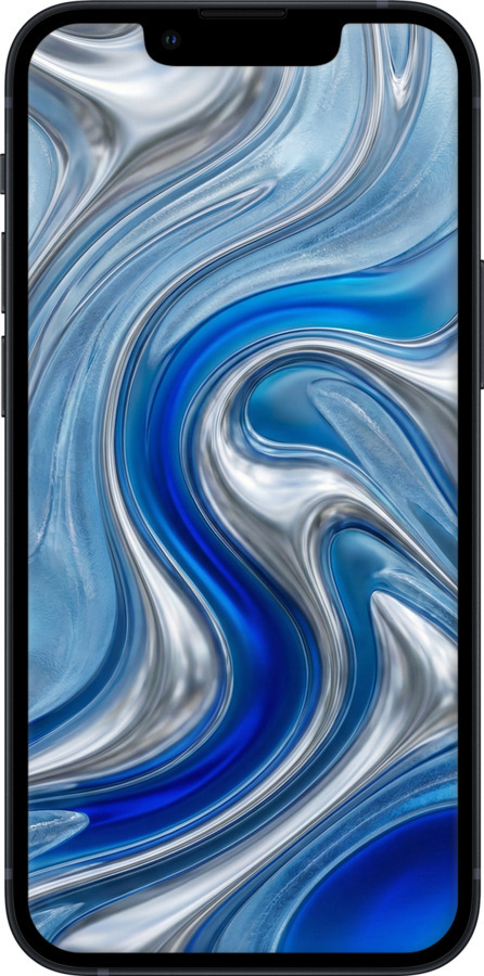 Силиконовый чехол Liquid Chrome для Apple iPhone 13 Mini - 6781u-2373 изображение 