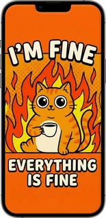 TPU чехол Funny Cat для Apple iPhone 13 Pro Max - 6786b-2371 изображение 