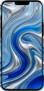 3D пластиковый матовый чехол Liquid Chrome для Apple iPhone 13 Pro Max - 6781m-2371 изображение 