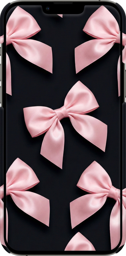 3D пластиковый матовый чехол Coquette Ribbons Dark Coquette для Apple iPhone 13 Pro Max - 6767m-2371 изображение 