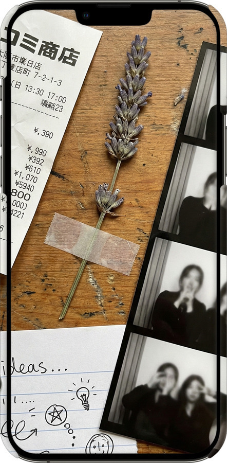 3D пластиковый матовый чехол Aesthetic Scrapbook Collage для Apple iPhone 13 Pro Max - 6773m-2371 изображение 