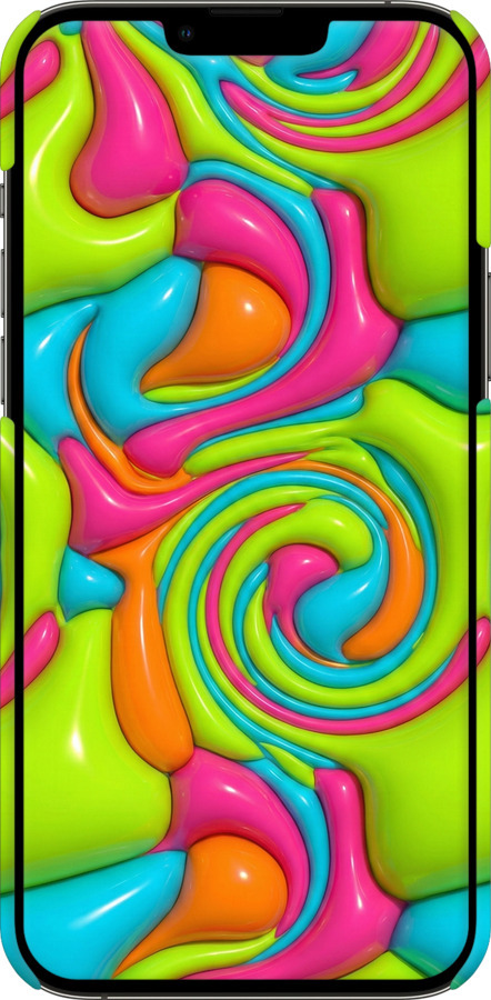 3D пластиковый матовый чехол Y2K Jelly Dream для Apple iPhone 13 Pro Max - 6780m-2371 изображение 