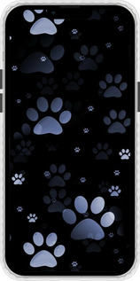 Чохол Bumper чехол З синіми відбитками лап для Apple iPhone 13 Pro Max - 6441pc-2371 изображение 