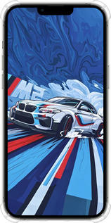 Силикон с усиленными углами чехол БМВ для Apple iPhone 13 Pro Max - 6292sp-2371 изображение 