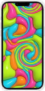 Силикон с усиленными углами чехол Y2K Jelly Dream для Apple iPhone 13 Pro Max - 6780sp-2371 изображение 