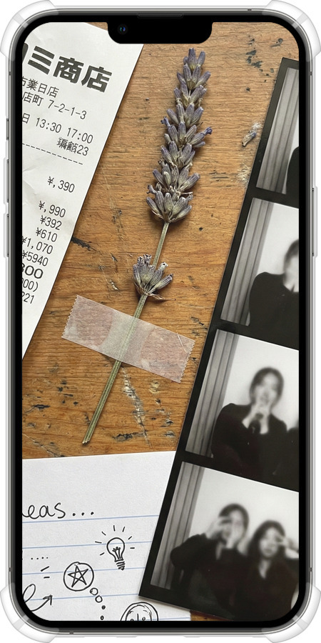 Силикон с усиленными углами чехол Aesthetic Scrapbook Collage для Apple iPhone 13 Pro Max - 6773sp-2371 изображение 