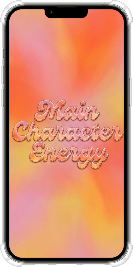 Силіконовий протиударний с посиленими кутами чехол Aura Gradient Main Character Energy Aesthetic Y2K для Apple iPhone 13 Pro Max - 6783sp-2371 изображение 
