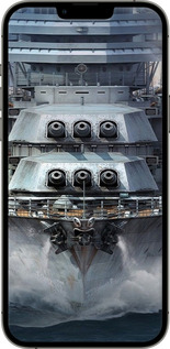 2D пластиковий чехол Лінкор, world of tanks, wargaming, військовий корабель для Apple iPhone 13 Pro Max - 6453t-2371 изображение 