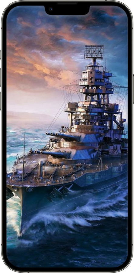 2D пластиковий чехол Військовий корабель, world of tanks, wargaming для Apple iPhone 13 Pro Max - 6461t-2371 изображение 