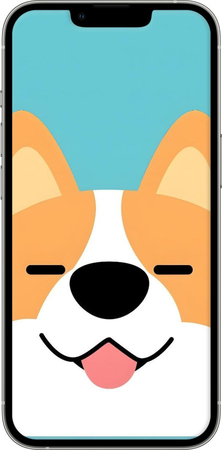 TPU чехол Корги для Apple iPhone 13 Pro - 6280b-2372 изображение 