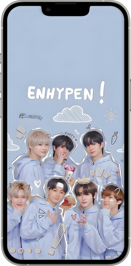 TPU чехол Енхайпен для Apple iPhone 13 Pro - 6362b-2372 изображение 