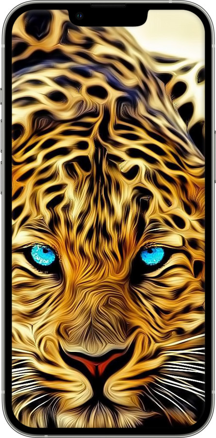 TPU чехол Леопард для Apple iPhone 13 Pro - 6611b-2372 изображение 