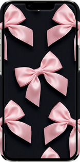 3D пластиковый матовый чехол Coquette Ribbons Dark Coquette для Apple iPhone 13 Pro - 6767m-2372 изображение 