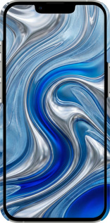 3D пластиковый матовый чехол Liquid Chrome для Apple iPhone 13 Pro - 6781m-2372 изображение 