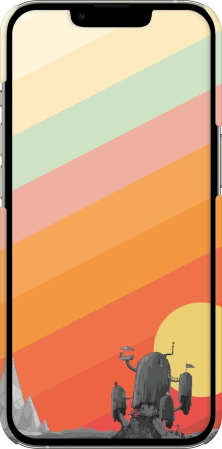 3D пластиковый матовый чехол № 5420 для Apple iPhone 13 Pro - 5420m-2372 изображение 