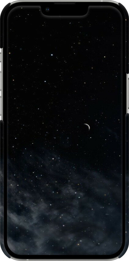 3D пластиковий матовий чехол Нічне небо для Apple iPhone 13 Pro - 6451m-2372 изображение 