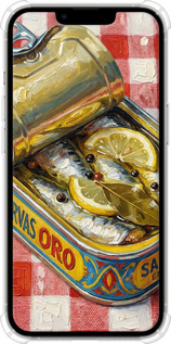 Силіконовий протиударний с посиленими кутами чехол Vintage Sardine Tin Phone для Apple iPhone 13 Pro - 6772sp-2372 изображение 