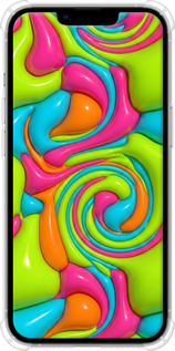 Силіконовий протиударний с посиленими кутами чехол Y2K Jelly Dream для Apple iPhone 13 Pro - 6780sp-2372 изображение 