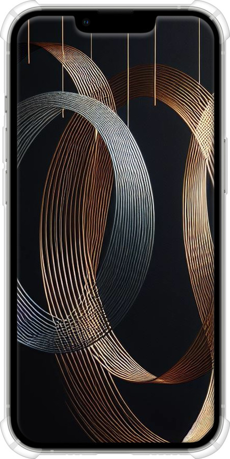 Силикон с усиленными углами чехол Симфония для Apple iPhone 13 Pro - 5835sp-2372 изображение 