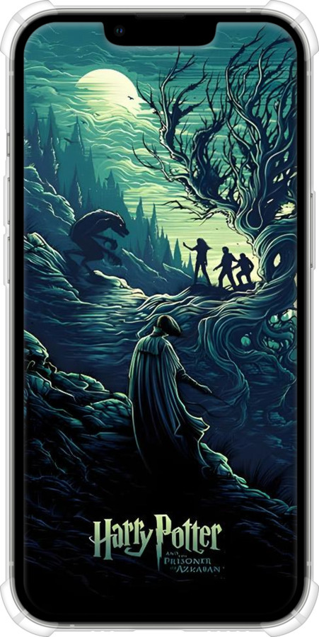Силіконовий протиударний с посиленими кутами чехол Гаррі Поттер 3 для Apple iPhone 13 Pro - 6338sp-2372 изображение 