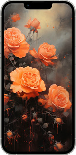 2D пластиковий чехол Оранжеві троянди для Apple iPhone 13 Pro - 5944t-2372 изображение 
