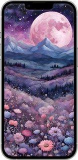 Силиконовый чехол Ночь луна арт для Apple iPhone 13 Pro - 6319u-2372 изображение 