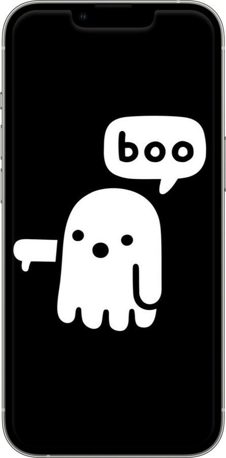 2D пластиковый чехол Призрак Неодобрения для Apple iPhone 13 Pro - 6431t-2372 изображение 