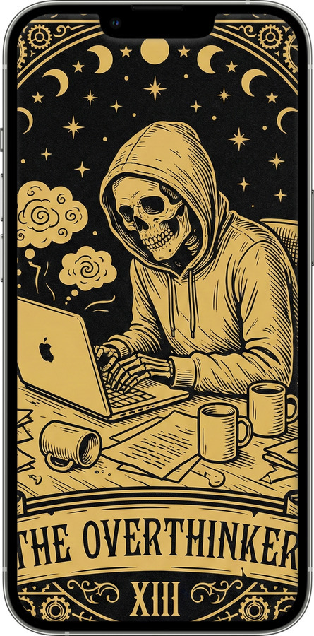 Силиконовый чехол The Overthinker для Apple iPhone 13 Pro - 6774u-2372 изображение 