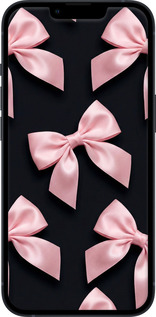 TPU чехол Coquette Ribbons Dark Coquette для Apple iPhone 13 - 6767b-2374 изображение 