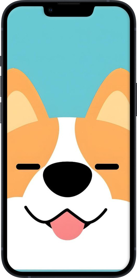 TPU чехол Корги для Apple iPhone 13 - 6280b-2374 изображение 
