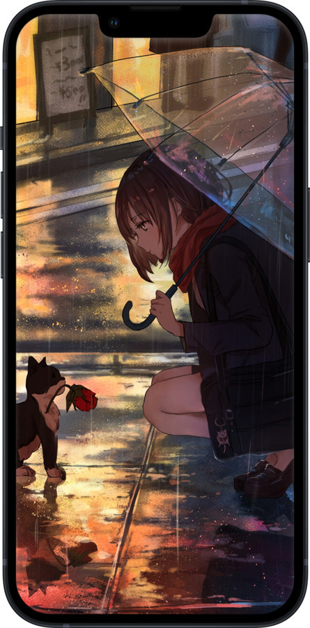 TPU чехол Anime для Apple iPhone 13 - 6609b-2374 изображение 