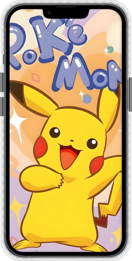 Чохол Bumper чехол Пикачу для Apple iPhone 13 - 6383pc-2374 изображение 