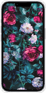 Силіконовий протиударний с посиленими кутами чехол Сад та троянди для Apple iPhone 13 - 6483sp-2374 изображение 