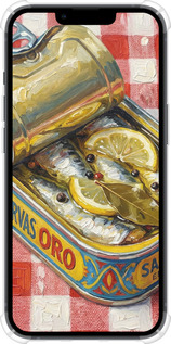 Силикон с усиленными углами чехол Vintage Sardine Tin Phone для Apple iPhone 13 - 6772sp-2374 изображение 