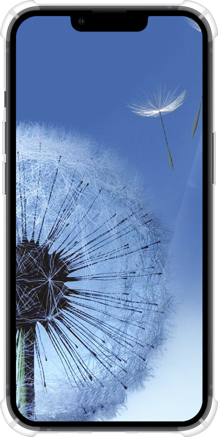 Силикон с усиленными углами чехол Одуванчик для Apple iPhone 13 - 6005sp-2374 изображение 