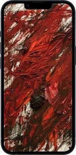 Силіконовий чехол Абстрактна композиція в червоних тонах для Apple iPhone 13 - 6541u-2374 изображение 