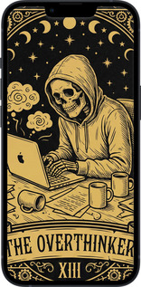 Силиконовый чехол The Overthinker для Apple iPhone 13 - 6774u-2374 изображение 