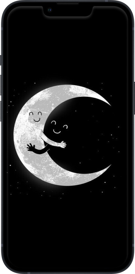 Силиконовый чехол Лунные объятия для Apple iPhone 13 - 6508u-2374 изображение 
