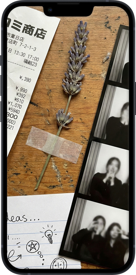 Силиконовый чехол Aesthetic Scrapbook Collage для Apple iPhone 13 - 6773u-2374 изображение 