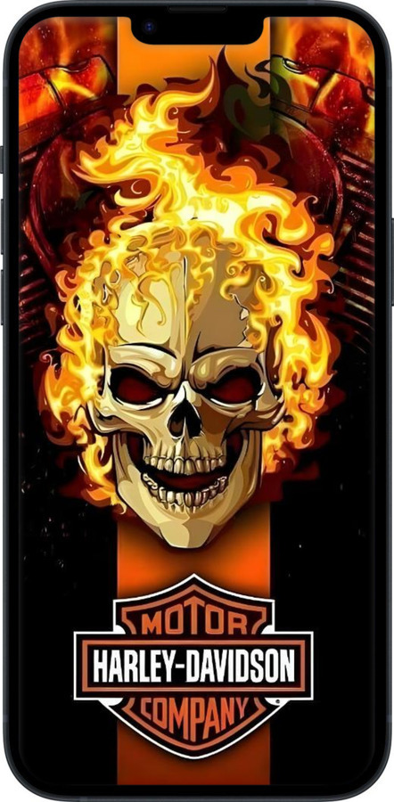 TPU чехол Харлей девидсон для Apple iPhone 14 Plus - 6370b-2645 изображение 